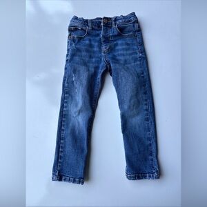 ZARA GIRLS SKINNY STRETCH JEANS SIZE 3-4 EXCELLENT CONDITION